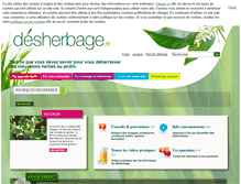 Tablet Screenshot of desherbage.fr